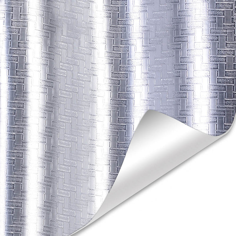 3D Design Big Texture Chrome Car Wrap
