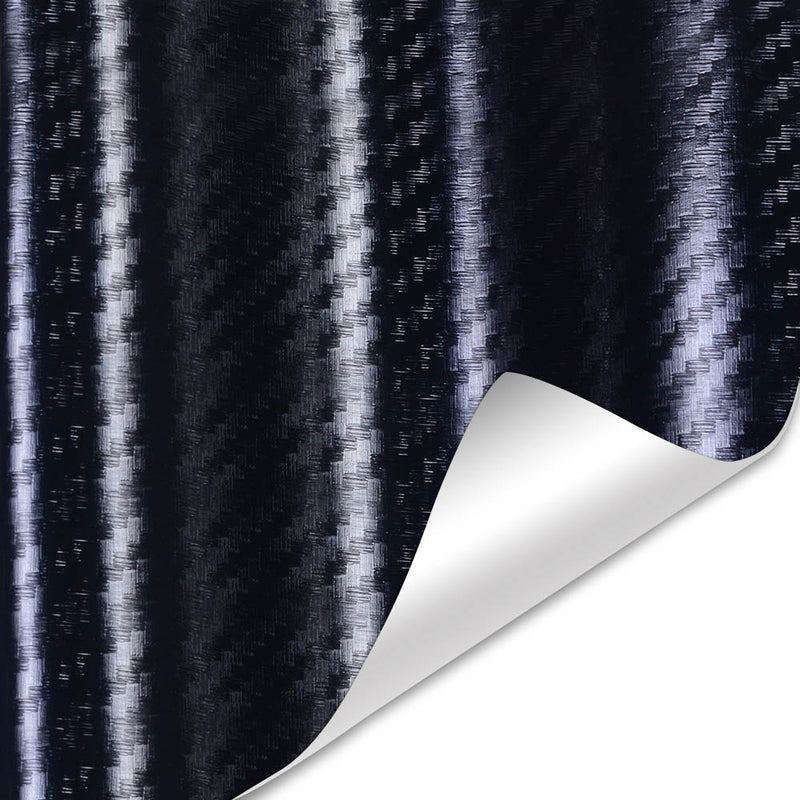 3D Carbon Fiber Chrome Wrap Vinyl