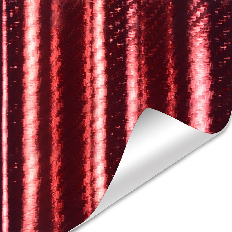3D Carbon Fiber Chrome Wrap Vinyl