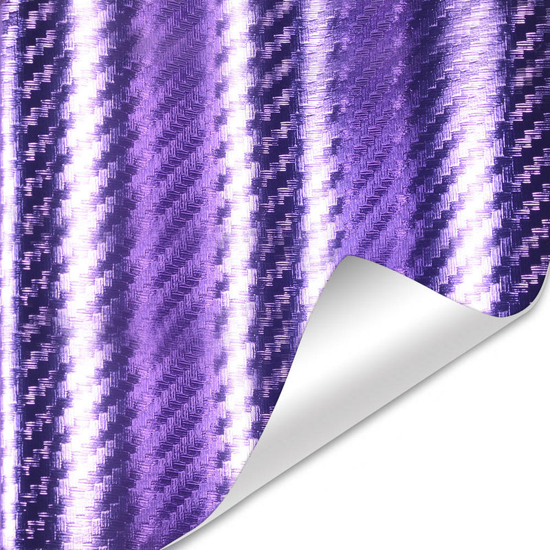 3D Carbon Fiber Chrome Wrap Vinyl
