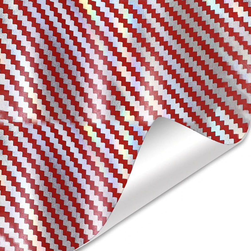 2D Carbon Holographic Car Wrap Vinyl