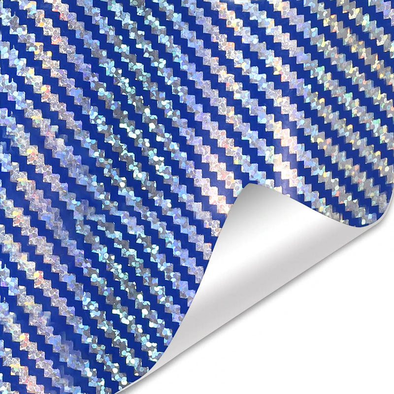 2D Carbon Holographic Car Wrap Vinyl