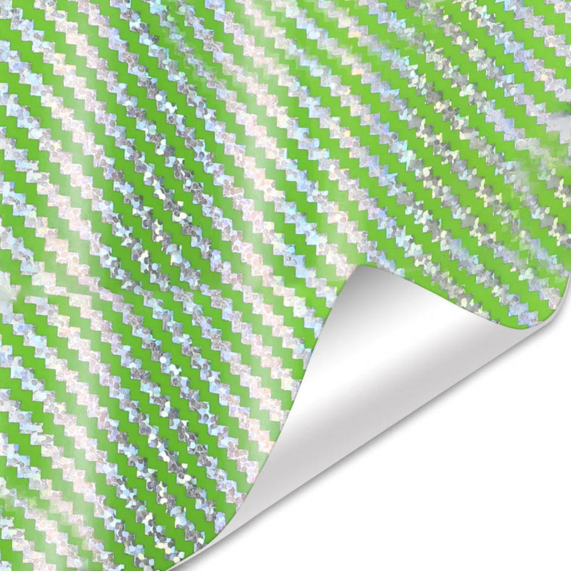 2D Carbon Holographic Car Wrap Vinyl