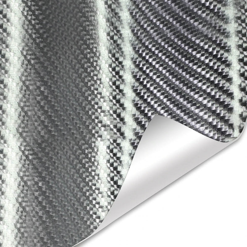 4D Carbon Fiber Chrome Vinyl Wrap Car