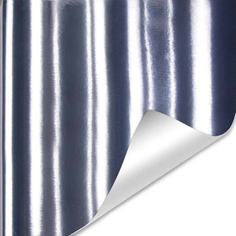 Brushed Chrome Car Vinyl Wraps