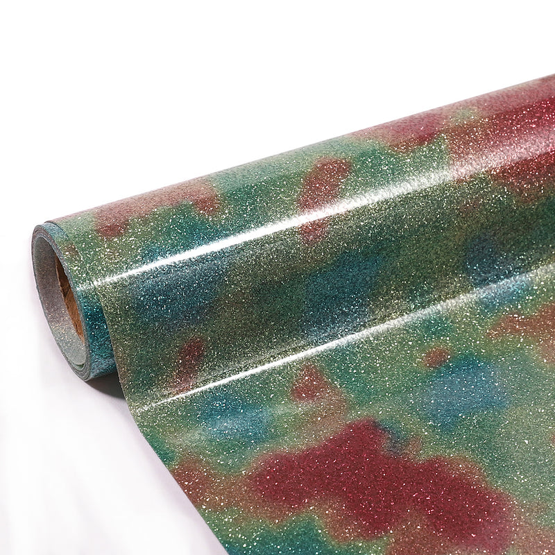 Rainbow Glitter Heat Transfer Vinyl